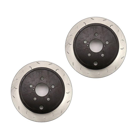 FactionFab Swept Slot Bi-Directional Rotor Rear | 2008-2014 Subaru WRX (1.10044.1)