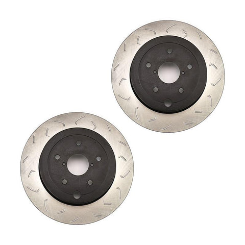 FactionFab Swept Slot Bi-Directional Rotor Rear | 2008-2017 Subaru STI (1.10045.1)