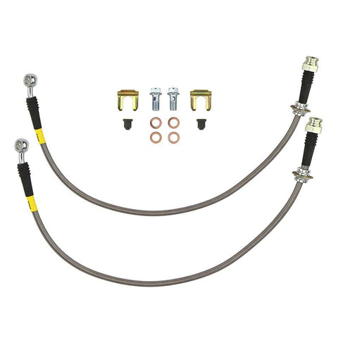 FactionFab Rear Stainless Steel Brake Lines | 1993-2001 Subaru Impreza w/ Disk Brakes (1.10100.1)