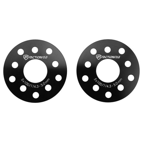 FactionFab Subaru 5x100 / 5x114.3 3mm 6061-T6 Forged Spacers (1.10215.1)