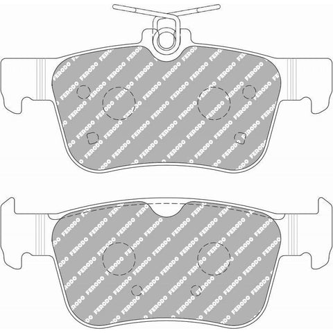 Ferodo DS2500 Rear Brake Pads | 2017-2021 Honda Civic Type-R (FCP5086H)