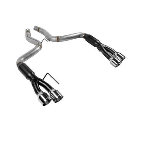 Flowmaster Outlaw Axle-Back Exhaust | 2018-2021 Ford Mustang GT w/o Factory Active Performance Valves (817821/817806)