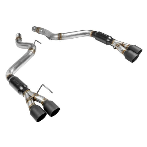 Flowmaster Outlaw Axle-Back Exhaust | 2018-2021 Ford Mustang GT w/o Factory Active Performance Valves (817821/817806)