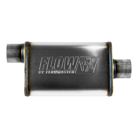 Flowmaster FlowFX Muffler - 3" Offset Inlet / Center Outlet - 20x4x9" Size (71229)