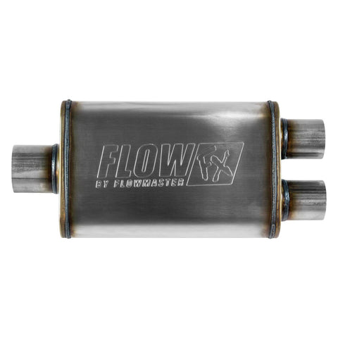 Flowmaster FlowFX Muffler - 3" Center In / 2.5" Dual Out - 20x4x9" Size (72198)