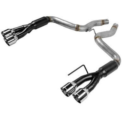 Flowmaster Outlaw Axle-Back Exhaust | 2018-2021 Ford Mustang GT w/o Factory Active Performance Valves (817821/817806)