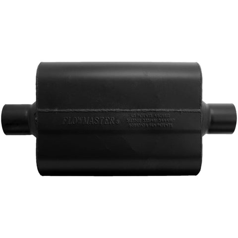 Flowmaster Super 44 Series Chambered Muffler - 2.5" Center In/Out - 9.75x4x19" Size (942545)