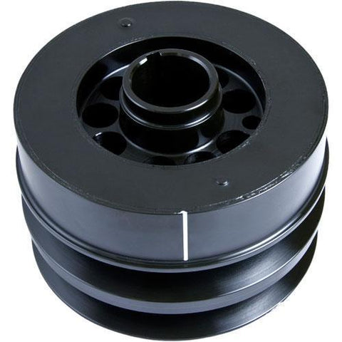 Fluidampr Black Zinc Performance Damper | Ford Flathead V8 w/ Wide Belt Pulley (550201)