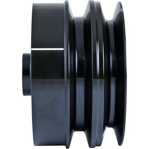 Fluidampr Black Zinc Performance Damper | Ford Flathead V8 w/ Wide Belt Pulley (550201)