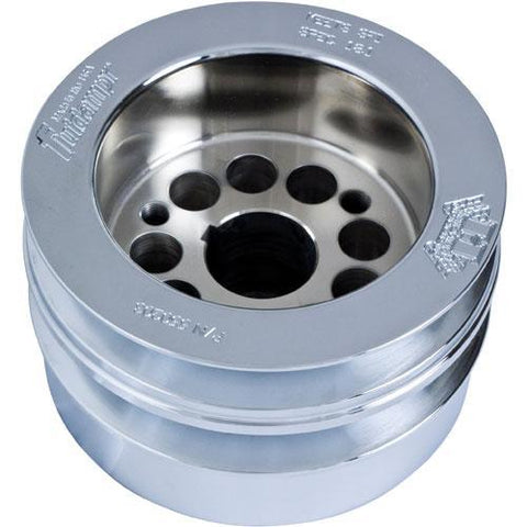 Fluidampr Chrome Performance Damper | Ford Flathead V8 w/ Wide Belt Pulley (550203)