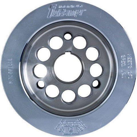 Fluidampr Chrome Performance Damper | Ford Flathead V8 w/ Wide Belt Pulley (550203)