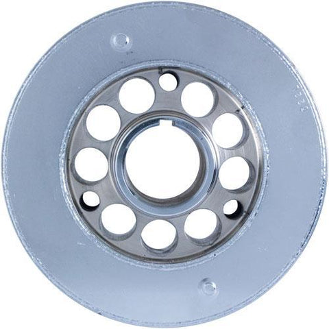 Fluidampr Chrome Performance Damper | Ford Flathead V8 w/ Wide Belt Pulley (550203)