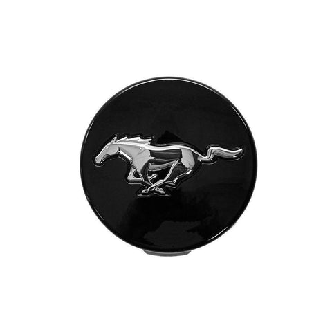 Ford Performance Black Center Cap w/ Chrome Pony | 2015-2019 Ford Mustang (M-1096-O)