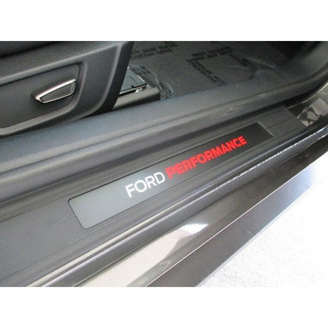 Ford Performance Door Sill Plates w/ Logo | 2015-2019 Ford Mustang (M-1613208-A)