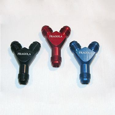 Fragola Flare to Flare AN Y-Fittings for Nitrous and Fuel Systems (900604)