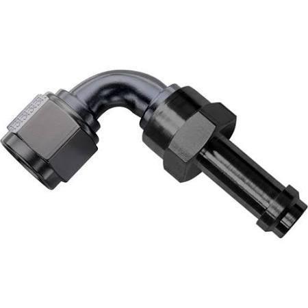 Fragola Black Straight EZ Street Hose End (750106-BL)