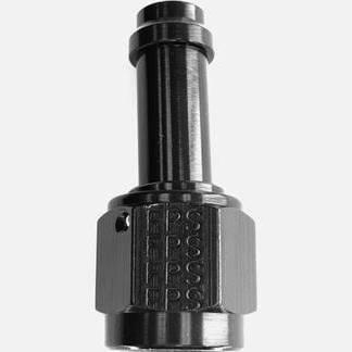 Fragola Black Straight EZ Street Hose End (750106-BL)