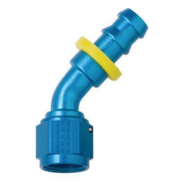 Fragola -8AN Series 8000 Push-Lite 45 Degree Hose End (204508)