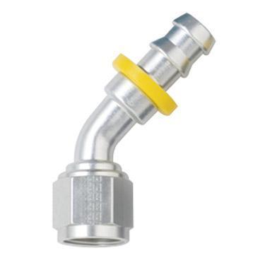 Fragola -8AN Series 8000 Push-Lite 45 Degree Hose End (204508)