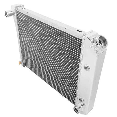 Frostbite Aircraft Polished Aluminum Radiator 4 Row | Multiple Fitments (FB137)
