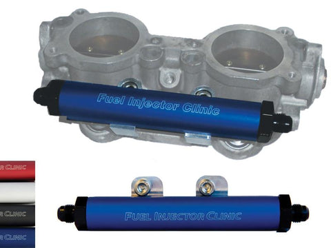 Fuel Injector Clinic Fuel Rails w/ -8 Inlet & -6 Return Fittings | Multiple Subaru Fitments (RL WRX -8/-6) - Modern Automotive Performance
