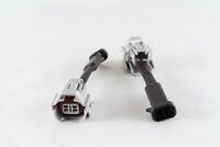 Fuel Injector Clinic Set of 8 Denso Female to GM/Delphi Male Injector Plug Adaptors | Multiple GM Fitments (PADPDtoGM8)