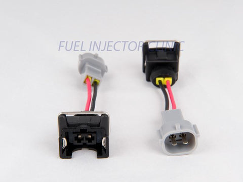 Fuel Injector Clinic Set of 4 Jetronic/EV1 (Female) to Denso (Male) Injector Plug Adapters / PADPJtoD4 - Modern Automotive Performance
