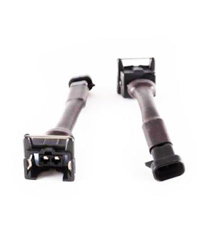 Fuel Injector Clinic Set of 8 Jetronic/EV1 Female to GM/Delphi Male Injector Plug Adaptors | Multiple GM Fitments (PADPJtoGM8)