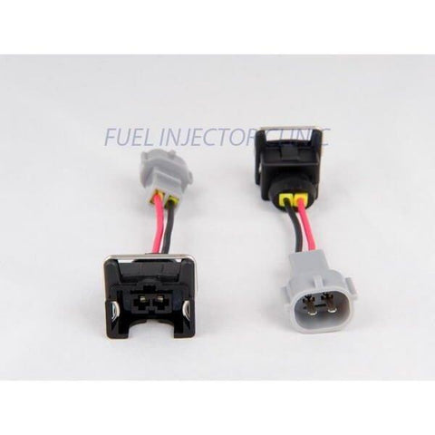 Fuel Injector Clinic Set of 6 Jetronic/EV1 Female to Toyota Male Injector Plug Adaptors | Multiple Toyota Fitments (PADPJtoT6)