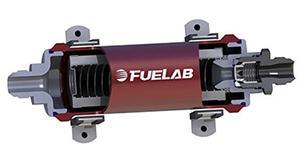 Fuelab 858 Series In-Line Filter w/ Check Valve - 5" Element - 75 Micron/Stainless (85820)