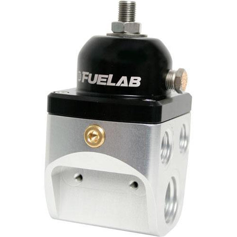 Fuelab 585 Series 4-Port Blocking Style Fuel Pressure Regulator - 10AN In/ 6AN Out (58501)