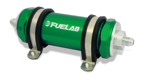 Fuelab 828 Series In-Line Fuel Filter - 5" Element - 40 Micron/Stainless