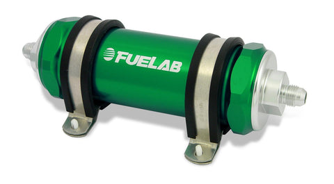 Fuelab 828 Series In-Line Fuel Filter - 5" Element - 75 Micron/Stainless (82820)