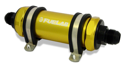 Fuelab 858 Series In-Line Filter w/ Check Valve - 5" Element - 6 Micron/Fiberglass (85830)