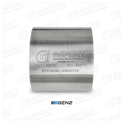 GESI G-Sport 4.50in x 4.00in 400 CPSI - GEN2 EPA Compliant Substrate Only  (85200)