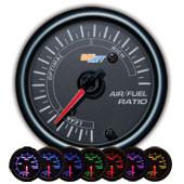GlowShift Black 7 Color Air / Fuel Ratio Gauge - Modern Automotive Performance
