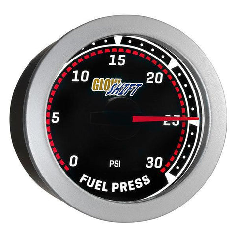 GlowShift Tinted 30PSI Fuel Pressure Gauge (GS-T11-30)