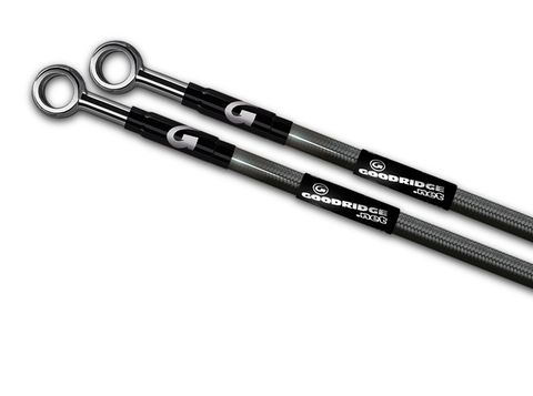 Mitsubishi Lancer EVO III 4 Line Brake Hose Kit (EXPORT LABELED) by Goodridge