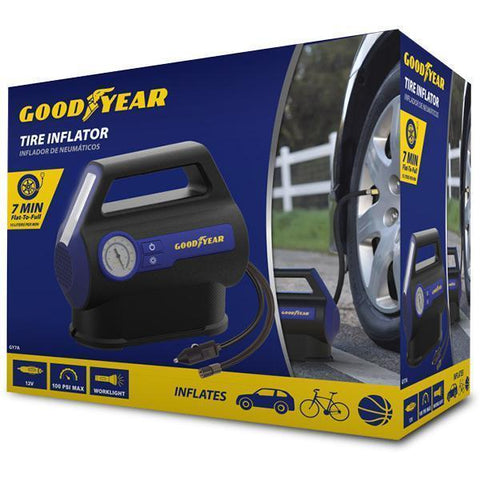 Goodyear Analog Tire Inflator - 7 Minutes Flat to Full (GY7A)