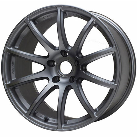 Gram Lights 57Transcend Matte Graphite Gray w/Machined Spoke Faces & Outer Lip Flange 19x10.5 | 5x120 (WGTO622WMGS)