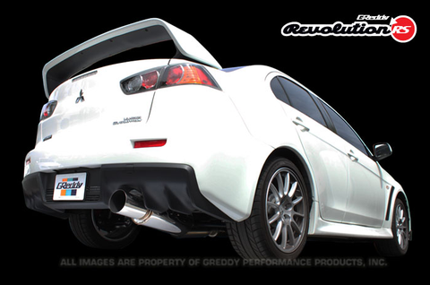 GReddy Revolution RS Cat-Back Exhaust | 2008-2014 Mitsubishi Evo X (10138103)
