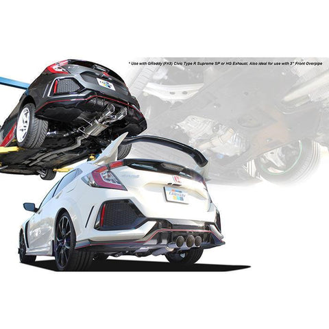 GReddy 3" Forward Midpipe for Supreme SP & HG Exhaust | 2017-2021 Honda Civic Type-R FK8 (10558601)