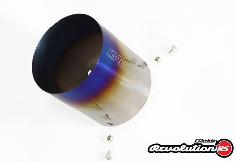 GReddy Revolution RS Titanium Exhaust Tip - 115mm Diameter/150mm Length (11001146)