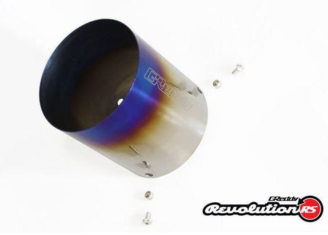 GReddy Revolution RS Titanium Exhaust Tip - 105mm Diameter/150mm Length (11001149)