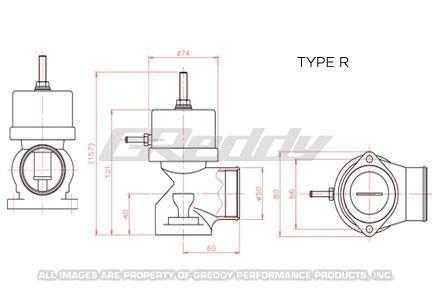 GReddy Type "R" Blow Off Valve (11501660)