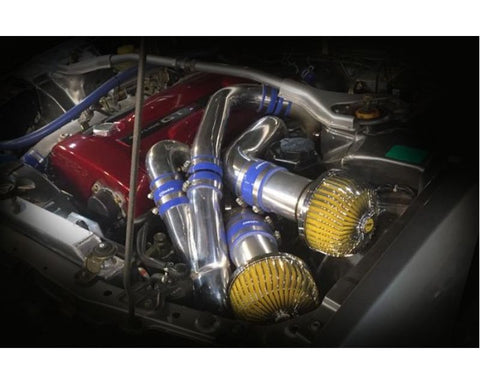 GReddy Twin Airinx Complete Suction Intake Kit w/Airflow Meter Elimination | 1995-2002 Nissan Skyline GT-R  (11920235)