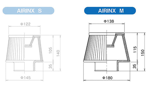 GReddy Universal Airinx M #80 | Universal  (12500632)
