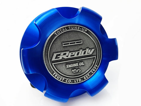 GReddy Type-B Oil Filler Cap M37-P3.0 - Blue | Multiple Toyota Fitments  (13901501)