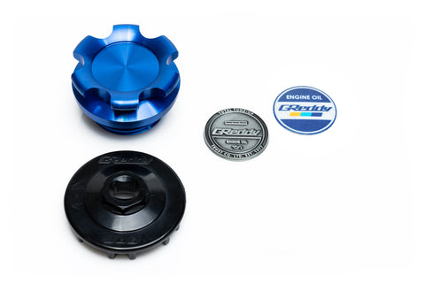 GReddy Type-B Oil Filler Cap M35-P4.0 - Blue | Multiple Mazda Fitments  (13901503)