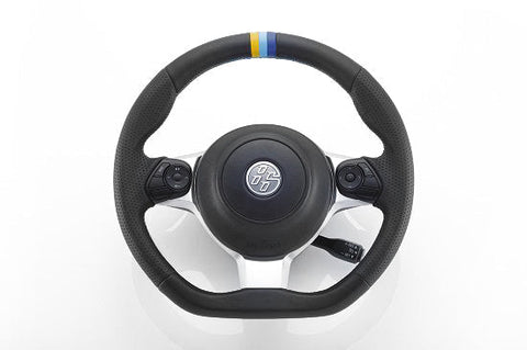 GReddy All-Leather Steering Wheel w/ TRUST 3 Colored Stitching for ZN6 / ZC6 | Universal  (16610001)